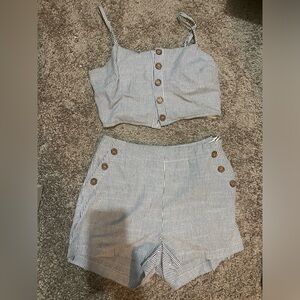 American Thread Striped Set